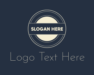 Monogram - Retro Round Monogram logo design