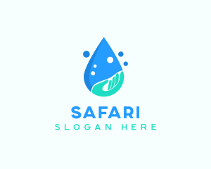 Disinfectant - Hand Wash Droplet logo design