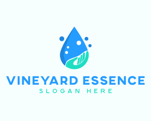 Hand Wash Droplet logo design