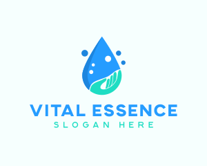 Hand Wash Droplet logo design