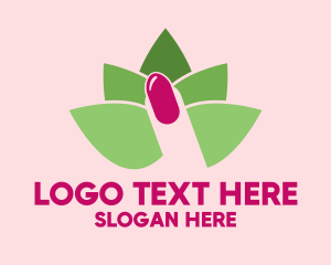 Finger - Lotus Nail Spa logo design