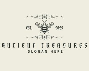 Antiquity - Bee Antique Insect logo design