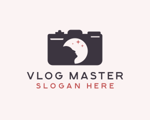 Vlogger - Camera Photography Vlogger logo design