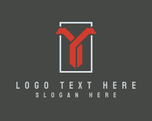 Red Gamer Letter Y Logo