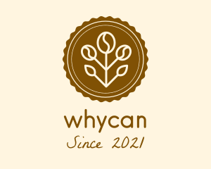 Coffee Farm - Coffee Plant Badge logo design