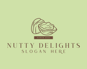 Nut - Walnut Snack Seed logo design