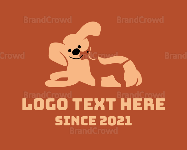 Cute Mother Dog Logo