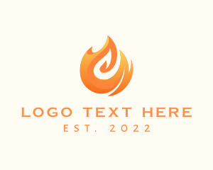 Blaze - Flaming Hot Energy logo design