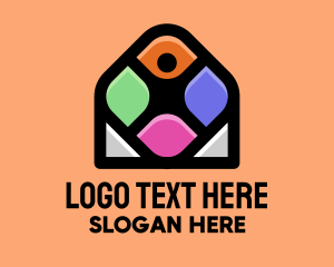 Envelope - Digital Person Mail logo design