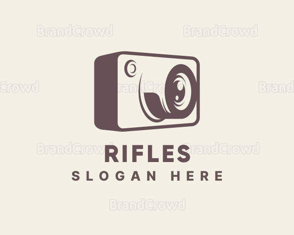 Photobooth Camera Lens Logo