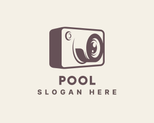 Photobooth Camera Lens Logo