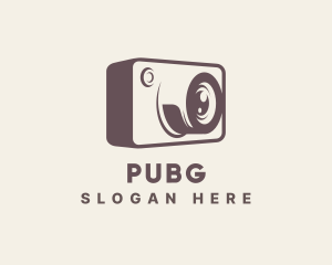 Shutter - Photobooth Camera Lens logo design