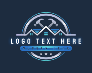 Remodeling - Hammer Construction Carpentry logo design