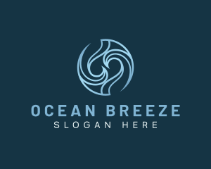 Wave Water Surfing logo design