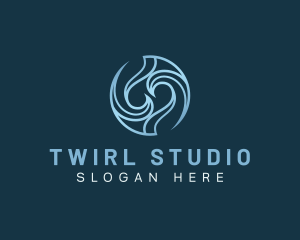 Twirl - Wave Water Surfing logo design