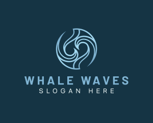 Wave Water Surfing logo design