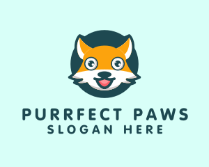 Cute Feline Cat logo design