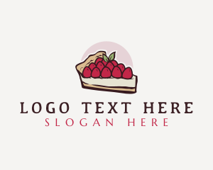 Strawberry - Sweet Tart Dessert logo design