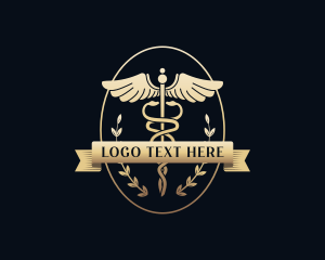 Caduceus - Caduceus Staff Hospital logo design