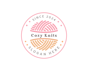 Yarn Crochet Knitting logo design