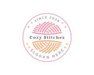 Yarn Crochet Knitting logo design