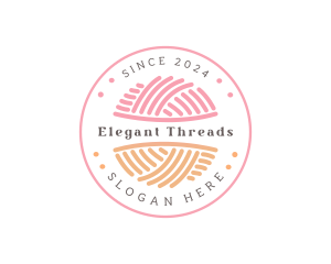 Yarn Crochet Knitting logo design