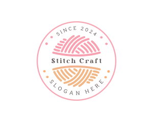 Yarn Crochet Knitting logo design