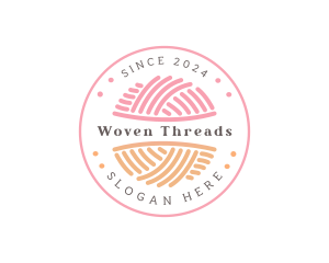 Yarn Crochet Knitting logo design