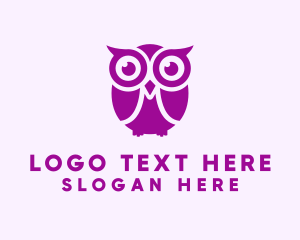 Owl - Wise Owl Bird logo design