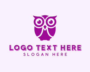 Genius - Wise Owl Bird logo design