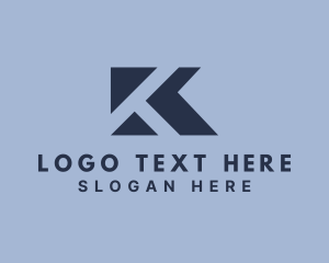 Letter K - Express Delivery Letter K logo design