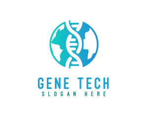 Gene - Global Genetic Lab logo design