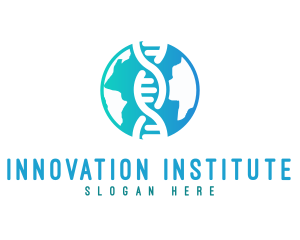 Institute - Global Genetic Lab logo design