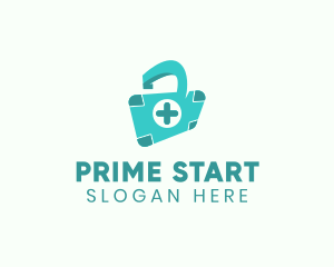 First - Modern First Aid Kit logo design