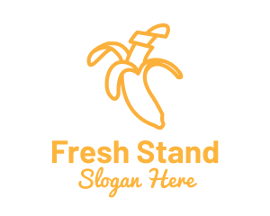 Stand - Yellow Stroke Banana logo design