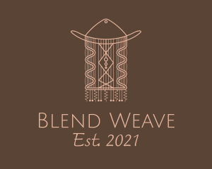 Tribal Woven Macrame logo design