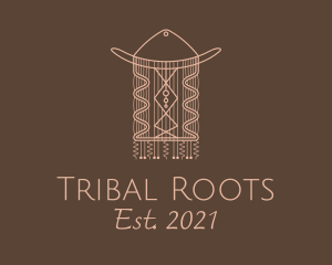 Tribal Woven Macrame logo design