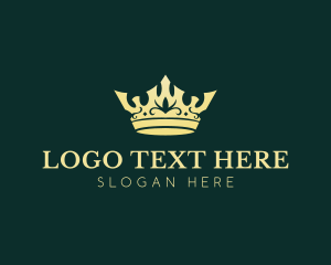 Luxurious - Elegant Monarch Crown logo design