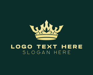 Luxury - Elegant Monarch Crown logo design