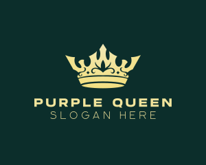 Elegant Monarch Crown logo design