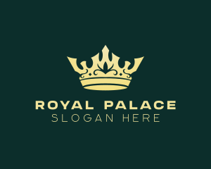 Elegant Monarch Crown logo design