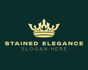 Elegant Monarch Crown logo design