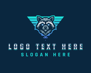 Character - Raccoon Stream Gaming logo design