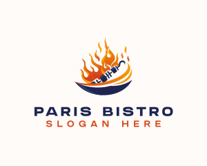 Barbecue Kebab Grill logo design