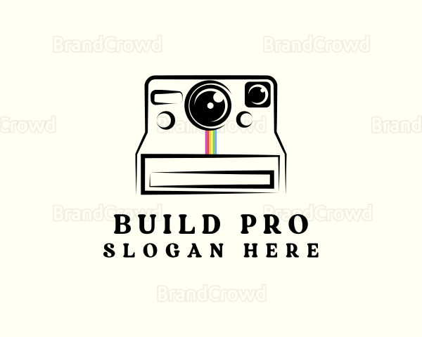 Polaroid Camera Photography Logo