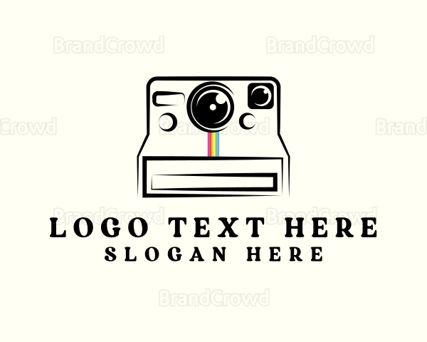 Polaroid Camera Photography Logo