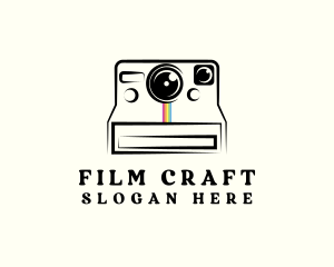 Cinematography - Polaroid Camera Photography logo design