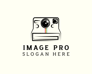 Polaroid Camera Photography logo design