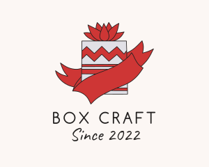 Packaging - Flower Ribbon Box logo design