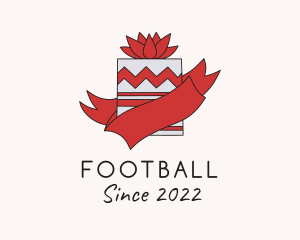 Celebration - Flower Ribbon Box logo design